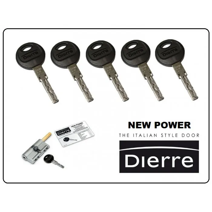 Chaves e cilindro Dierre New Power